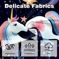 thumbnail image 3 of Starry Unicorn Exclusive Inserts Set of 2 with Unique Patterns - 16x16, 18x18, 20x20 Inches for Pillow Covers and Decorative Pillows for Home, Office, and Events, 3 of 6