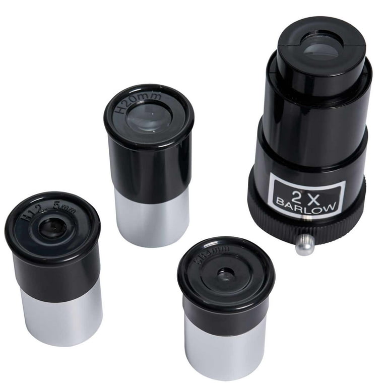 SaturnScope Reflector Telescope | 2X Barlow Lens | 3 Eyepieces