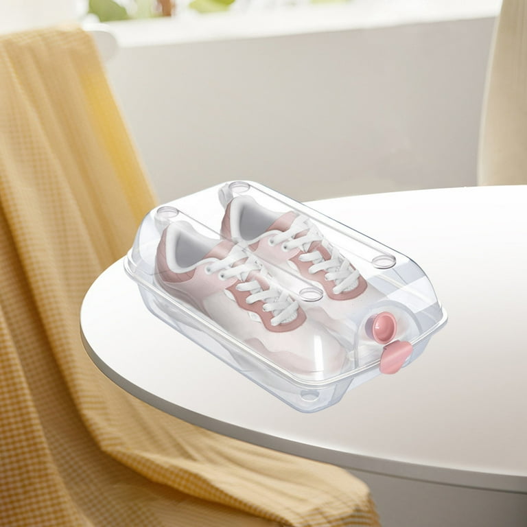 vnanda Smell-proof Shoe Storage 2 Pcs Shoes Storage Box Thickened