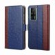 thumbnail image 1 of Funda de poliuretano con textura de avestruz para Xiaomi Redmi K60e, color azul, 1 of 5
