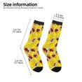 thumbnail image 2 of Uemuo Duck with Star Sunglasses Printed Kids Boys Socks Seamless Crew Socks Crazy Funny Athletic Sport Socks for Children, 2 of 6