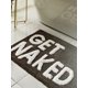 thumbnail image 2 of Alfombrilla de baño absorbente de agua XCF Get Naked súper suave antideslizante negro, 2 of 4