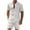 White, variant on Purcolt Mens Summer Track Suits 2 Piece Shorts Sets Short Sleeve Sweatsuit Outfits Button Down Shirts and Shorts Loungewear