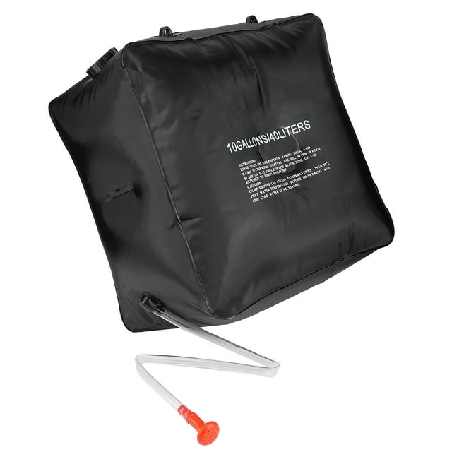Shower Bag, Sealing Solar Heating Water Bag PVC Material Automatic Heat Absorption 40L Large Capacity For Hiking For Travelling For Camping