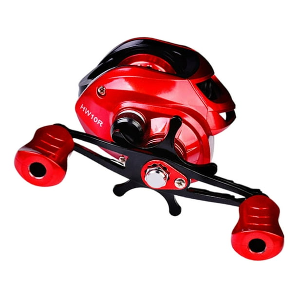 Nuevo carrete de carrete 7,2: 1 reción de engranaje rueda mnética rueda de caída izquierda / derecha accesorios HP10R DYNWAVEMX Carrete de pesca Baitcasting