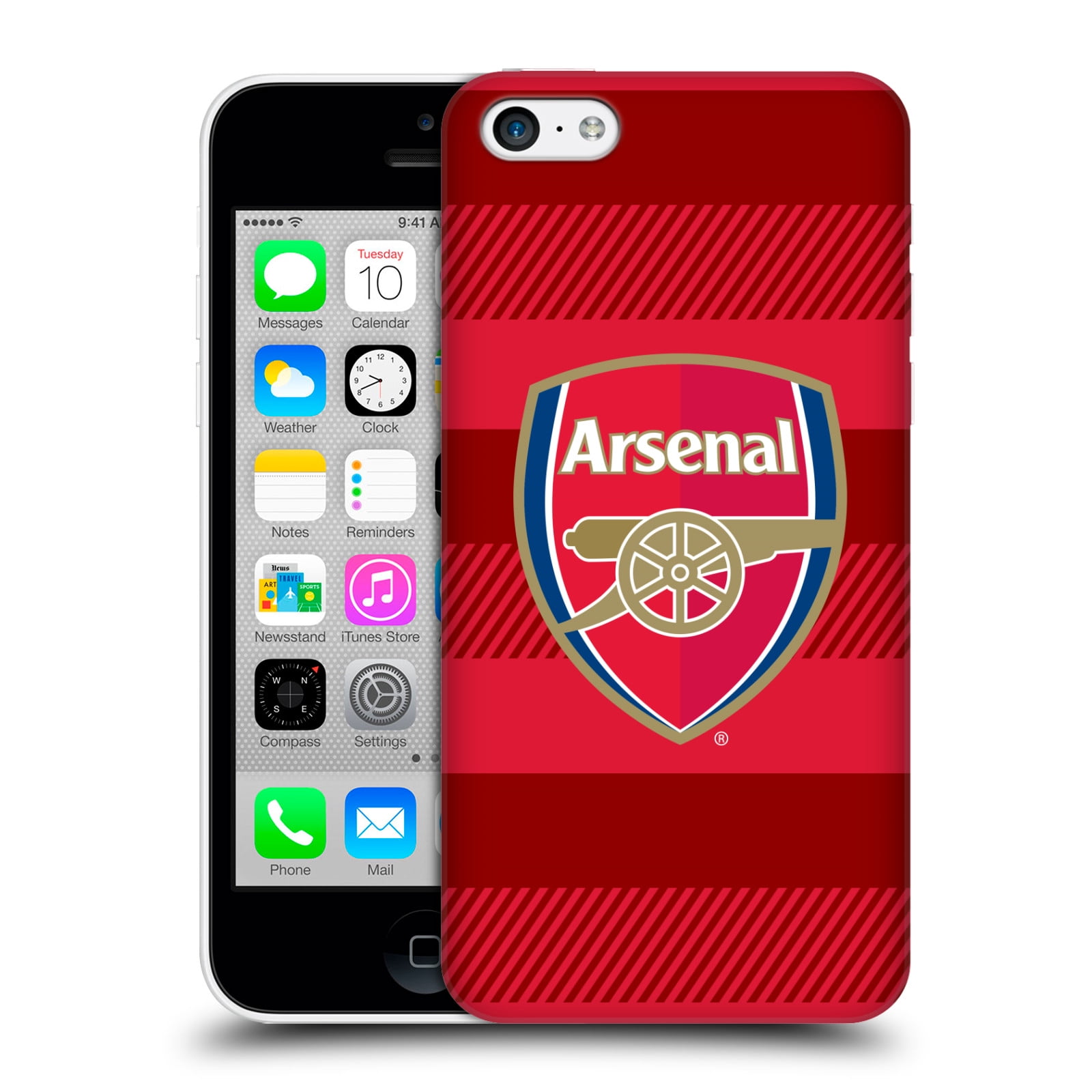OFFICIAL ARSENAL FC 2016/17 CREST HARD BACK CASE FOR APPLE IPHONE