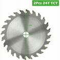 thumbnail image 5 of Professional Circular Saw Blades, Fine Grain Tungsten Carbide Tip Anti-Kickback Shoulders for Safe Accurate Cutting, Compatible with Most Brands for Wood Metal Cutting (4PCS), 5 of 5