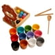 thumbnail image 1 of Pelotas en vasos Juguete de aprendizaje preescolar Juguete de combinación de colores Clasificación de colores del arco iris 12 colores, 1 of 9