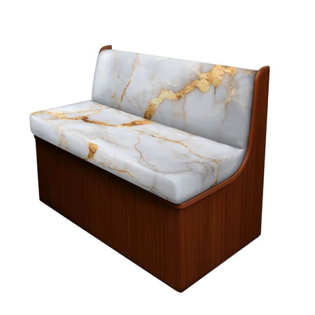 XYZCANDO Gold Marble Camper Cushion Covers Easy to Install for Couch Loveseat Suitable for Booth Seats Travel Trailer Couch