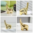 thumbnail image 2 of Modern Ceramic Elephant Figurine Decorative Animal Statue Home Decor Ceramic Elephant Sculpture, 2 of 6