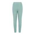 thumbnail image 5 of BXINGOHAI Fleece Lined Sweatpants for Women Casual Drawstring Joggers Pants With Pockets High Waisted Thermal Winter Warm Pants for Snow Mint Green,M, 5 of 5