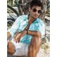 thumbnail image 5 of Gafas de sol redondas Weewooday, 4 pares, retro, estilo steampunk, 4,7 cm, 5 of 7