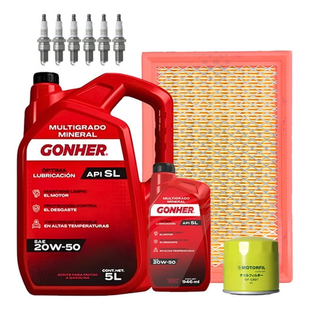 Kit De Afinacion Town Country Apv 1991 3.3l Gonher 20w50