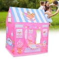 thumbnail image 3 of Tienda de juegos plegable, tienda para niños, tienda de juegos portátil para bebés, tienda de campaña para jugar en casa, acabado de lujo, 3 of 12