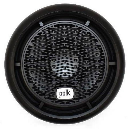 Polk Audio Boat Subwoofer Speaker UMS108B | 10.8 Inch Black Silver