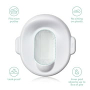 Frida Baby Poo + Pee Potty Liners | Leak-Proof, Super-Absorbent Liners Fits Most Potty Chairs for Easy Cleanup, Toddler