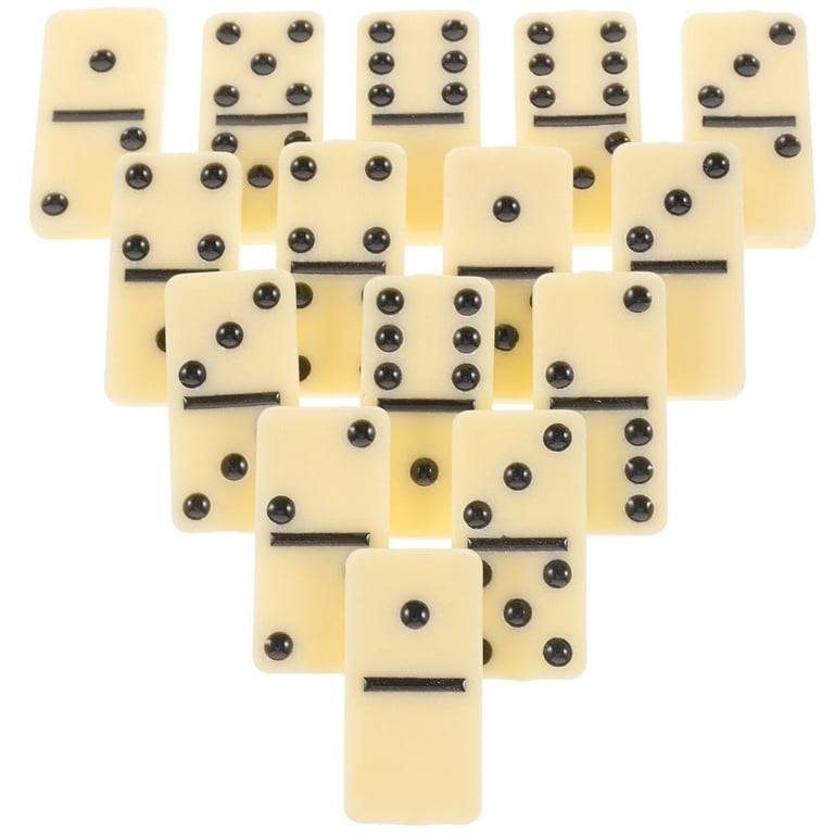 Domino blocks set 3 Sets Black Wooden Domino Blocks Set Stacking Toy Blocks  Domino Board Games 