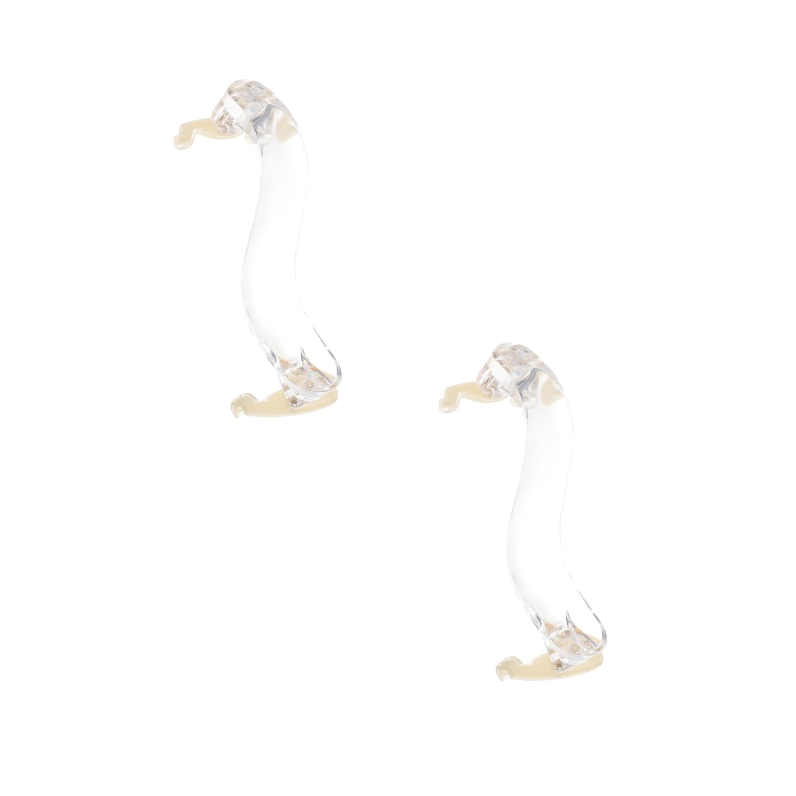 Masteelf 2-Pack Violin and Viola Shoulder Rests, Comfortable White Orchestral String Instrument Support Accessories