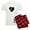 With Red Plaid Pant, variant on - Black Sushi Cat Pajamas - Men's Light Loose Fit Cotton Pajama Set