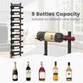 thumbnail image 6 of Resenkos Rust proof Wall Mounted Wine Rack for 6 or 9 Bottles-L, Wine Storage Racks, Bar Cabinet, for Kitchen Dining Room, 6 of 7
