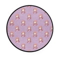 thumbnail image 2 of 36.2 Inch Round Floor Mat Cartoon Mermaid Pattern Carpet Decor Rug for Living Room Bedroom, 2 of 6