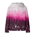 thumbnail image 4 of Mercatoo 𝗛oodie Girls Oversized Crewneck Sweatshirts Casual Hooded Flower Gradient 𝗛oodie Clothes Fall Fashion Outfits, 4 of 7