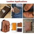 thumbnail image 5 of ELW Vegetable Tanned Leather Scraps  8-10 oz Heavy Duty Weight  Size: 75 LB  Genuine Cowhide Full Grain Leather Remnants for DIY, Crafting, Leatherworking, Tooling  Color: Veg Tanned - Mixed Color, 5 of 6