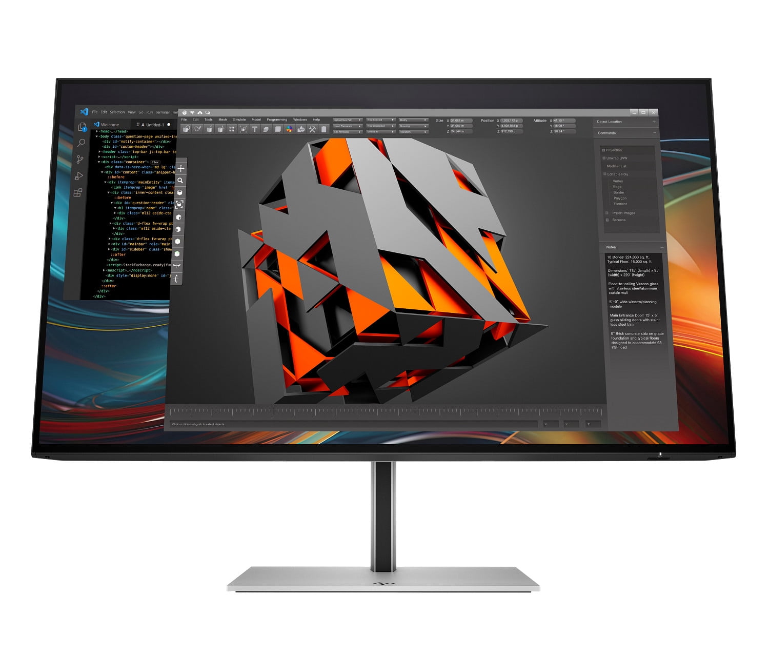 HP Series 7 Pro 24 inch WUXGA USB-C Monitor - 724pu 24