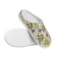 thumbnail image 3 of KLL Skull Snake Pattern Adult Unisex Cozy Slippers,Fuzzy Slip-on Slippers TPR Sole Slippers Comfort Plush Home Footwear for Indoor & Outdoor-8, 3 of 7