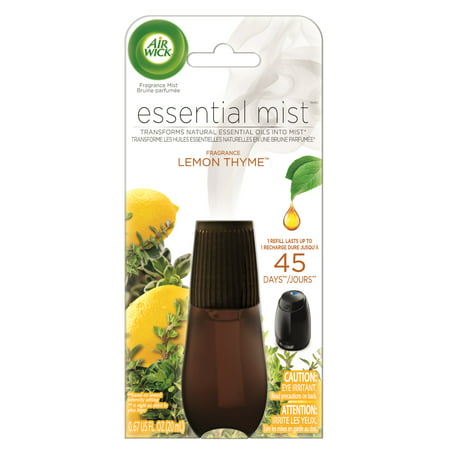 Air Wick Essential Mist Fragrance Oil Diffuser Refill, Lemon Thyme, Air
