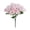 Pink, variant on Maintenance Free Artificial Flower Bundle Faux Floral Decor for Indoor Outdoor Garden Arrangement Realistic Silk Bloom for Home Office 11 Inch Purple