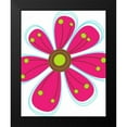 thumbnail image 2 of Robinson, Tamara 20x24 Black Modern Framed Museum Art Print Titled - Zoom Flower III, 2 of 5