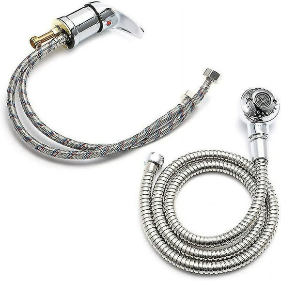 Mixer Taps Sprayer Set Hairdressing Salon Basin Handheld Shower Head Sink Tap Set(1set)