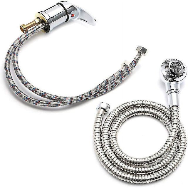 Mixer Taps Sprayer Set Hairdressing Salon Basin Handheld Shower Head Sink Tap Set(1set)