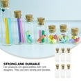 thumbnail image 6 of HEMOTON 100pcs 0.5ml Transparent Glass Wishing Bottles Cork Drift Bottles Glass Jars, 6 of 8