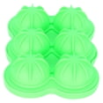 thumbnail image 3 of 6-Grid Ice Ball Maker Reusable Silicone Ice Ball Mold Tray for Home Kitchen Bar UseGreen, 3 of 9
