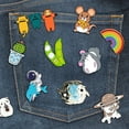 thumbnail image 3 of Random 30 Mixed Enamel Pins - Cute Animal Plant Cartoon Designs for Backpacks Jackets Hats, 3 of 8