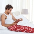 thumbnail image 5 of Honiee Cartoon Lobster for men - a sleek fusion of Straight Pajama Pants, versatile Lounge Pants, and cozy Sleepwear, all rolled into one-Small, 5 of 6