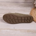 thumbnail image 5 of Domuza Women's Wide Loafers Casual Slip on Flat Shoes new Comfort Penny Loafers with Arch Support Women Dressy Moccasins for Daily Wear Khaki 6.5（EU-37）, 5 of 8