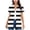 Black#women cardigans, variant on UVEASISHA Women Striped Short Sleeve Cardigan Open Front V Neck Casual Duster Soft Lightweight Outerwear with Pockets for Spring Summer Navy S
