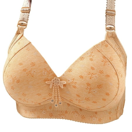 Gieriduc Women Sale Everyday Cozy Bras Bandeau Top with Built in Bra Best Bras for Older Women Buff Bunny Sports Bra Most Comfortable Bras Orange Sports Bra Ladies Apparel Adhesive Bra (Beige L)