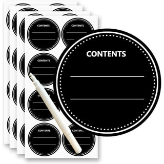 Chalkboard Labels For Jars 96Pcs - Chalkboard Labels Stickers With Chalk  Marker - Black Chalk Labels For Containers Pantry Labels Chalk Stickers -  Ch - Imported Products from USA - iBhejo
