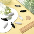thumbnail image 3 of 16pcs Hijab Pins Black and White Brooch Pins Hijab Oval Plastic Cover Safety Pins Scarf Hijab Lapel Pin Buckles for DIY Ladies Hair Dressing Accessories Women Muslim, 3 of 6
