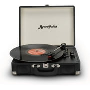 Bluetooth 3-Speed Record Player, Smart Portable Wireless Vinyl Turntable Records Player, Built in Stereo