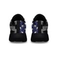 thumbnail image 4 of Thin Blue Line Duty Honor Courage Shoes Sneakers Black Size 11.5, 4 of 7