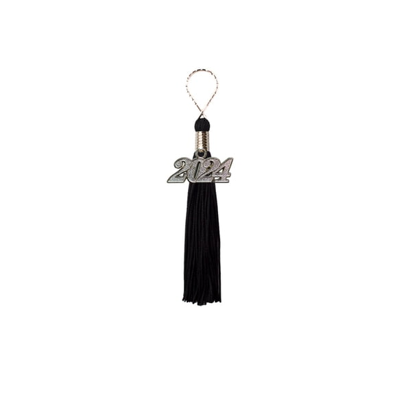 Class Act Graduation Black Tassel 2024 Keyring Keychain Gift