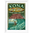 thumbnail image 2 of Art.com Kona, Hawaii - Surf Shop Art Print by Lantern Press, White Frame Wall Art, 32" x 44", 2 of 5
