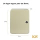 thumbnail image 5 of Caja Seguridad 20cm Para Guardar 20 Llaves + Identificadores beige 1 Kingsman 300271, 5 of 7