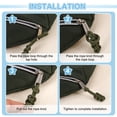 thumbnail image 4 of 16Pcs Zipper Pulls Replacement, 80 x 3mm Polypropylene Rope Zipper Heads, Orange, 4 of 6