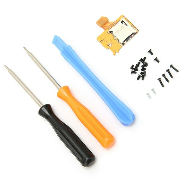 Card QM2107100 Memory Card Replacement Slot Board with Tools Memory Card Slot Socket Reader Board for Switch Memory Card Slot